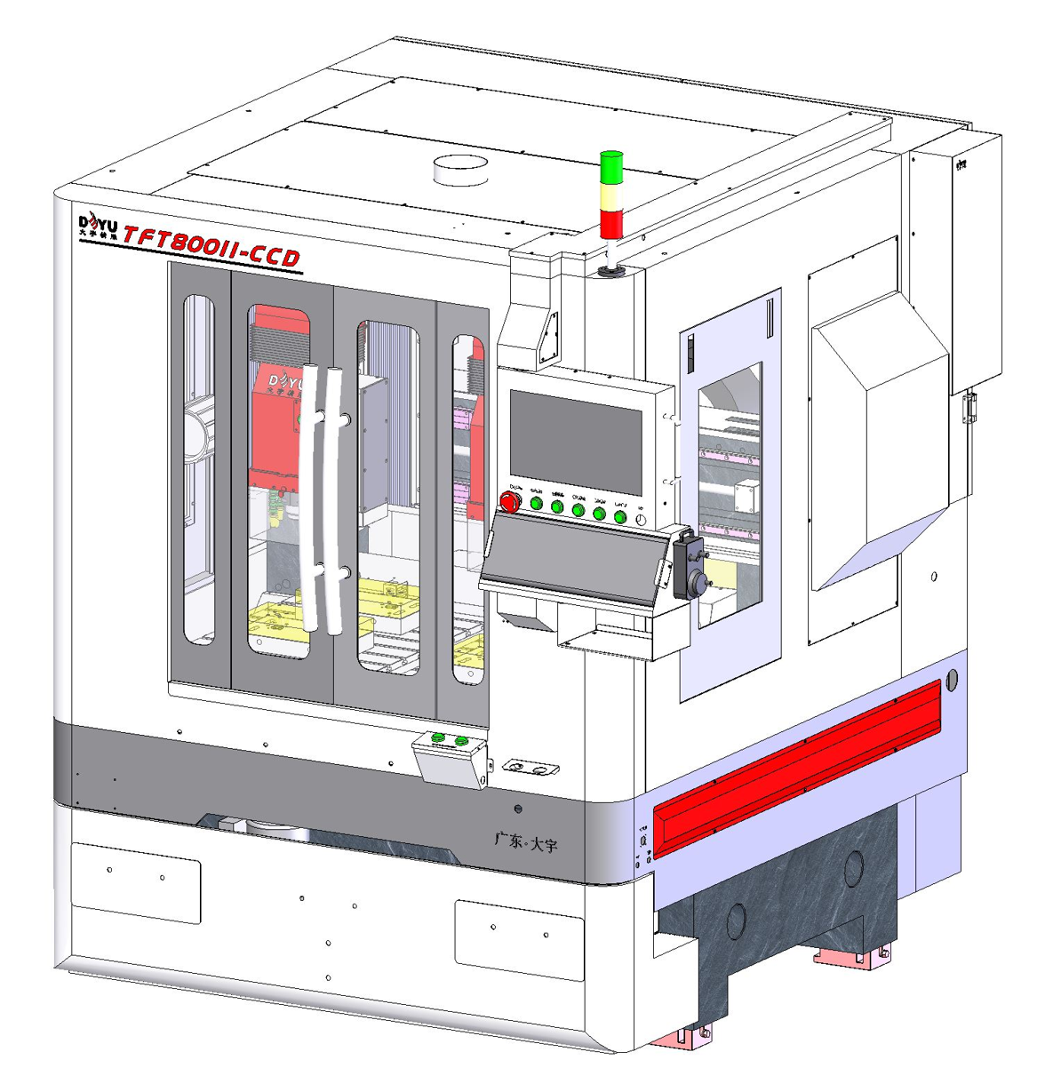 TFT800-II-CCD 精雕机